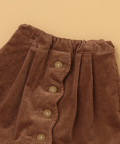 kladskap（クレードスコープ）の「スカラップキュロット（スカート・キッズ・ブラウン/ピンク・90cm/110cm/100cm/120cm）」の15枚目の写真