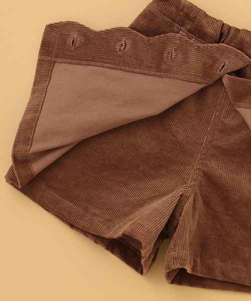 kladskap（クレードスコープ）の「スカラップキュロット（スカート・キッズ・ブラウン/ピンク・90cm/110cm/100cm/120cm）」の14枚目の写真