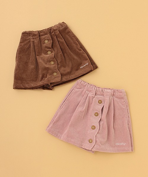 kladskap（クレードスコープ）の「スカラップキュロット（スカート・キッズ・ブラウン/ピンク・90cm/110cm/100cm/120cm）」の13枚目の写真