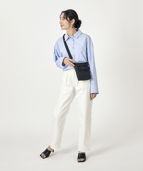 LeSportsac（レスポートサック）の「3 ZIP CROSSBODY 【日本限定】リサイクルドブラックJP（ショルダーバッグ・レディース・ブラック・FREE）」の3枚目の写真