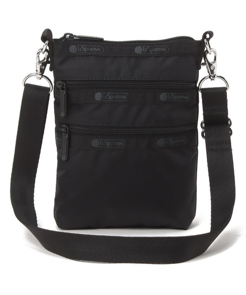 LeSportsac（レスポートサック）の「3 ZIP CROSSBODY 【日本限定】リサイクルドブラックJP（ショルダーバッグ・レディース・ブラック・FREE）」の10枚目の写真