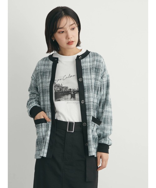 Green Parks(グリーンパークス)の「オーバーサイズフォトTEE(Tシャツ/カットソー・レディース・ブラック/レッド・FREE)」の12枚目の写真