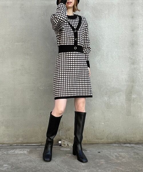 MAJESTIC LEGON(マジェスティックレゴン)の「ガーリーカーデ&ワンピSET(ワンピース・レディース・ブラック系その他/ブラウン系その他2/ベージュ系その他2・MEDIUM)」の18枚目の写真