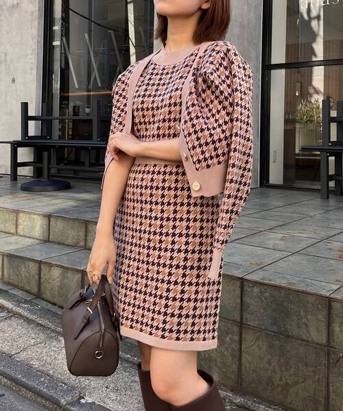 MAJESTIC LEGON(マジェスティックレゴン)の「ガーリーカーデ&ワンピSET(ワンピース・レディース・ブラック系その他/ブラウン系その他2/ベージュ系その他2・MEDIUM)」の16枚目の写真