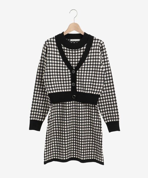MAJESTIC LEGON(マジェスティックレゴン)の「ガーリーカーデ&ワンピSET(ワンピース・レディース・ブラック系その他/ブラウン系その他2/ベージュ系その他2・MEDIUM)」の17枚目の写真