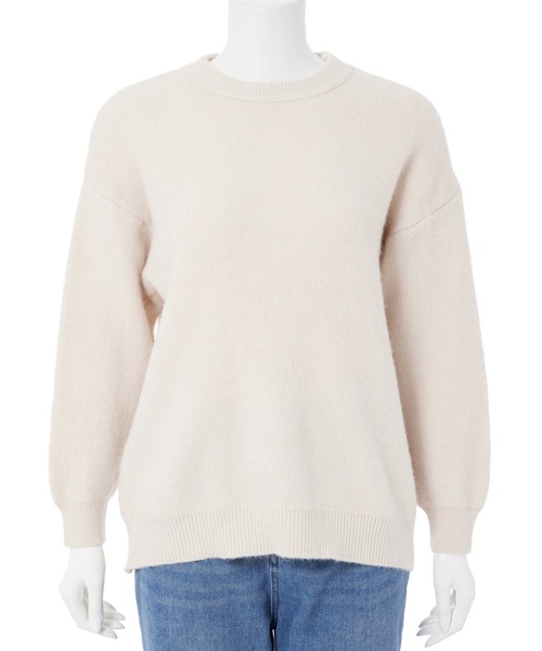 fifth（フィフス）の「【スタッフレコメンド】クルーネックニットプルオーバー（ニット/セーター・レディース・グリーン/ピンク/ライトベージュ・M）」の13枚目の写真