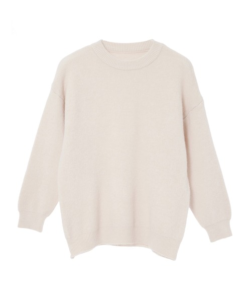 fifth（フィフス）の「【スタッフレコメンド】クルーネックニットプルオーバー（ニット/セーター・レディース・グリーン/ピンク/ライトベージュ・M）」の4枚目の写真