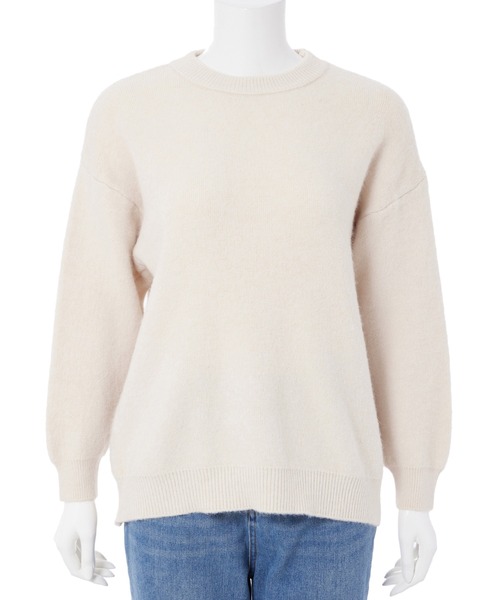 fifth（フィフス）の「【スタッフレコメンド】クルーネックニットプルオーバー（ニット/セーター・レディース・グリーン/ピンク/ライトベージュ・M）」の10枚目の写真