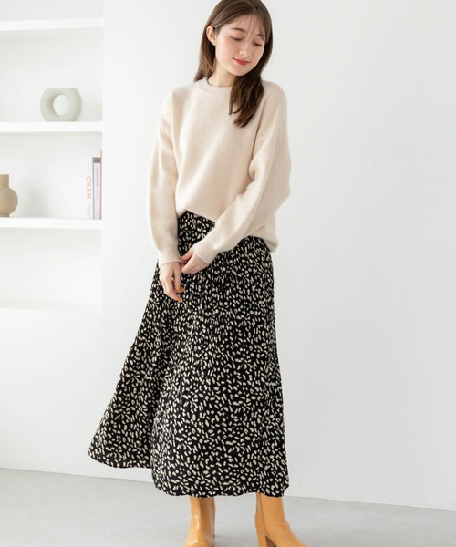 fifth（フィフス）の「【スタッフレコメンド】クルーネックニットプルオーバー（ニット/セーター・レディース・グリーン/ピンク/ライトベージュ・M）」の11枚目の写真