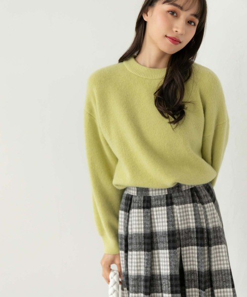 fifth（フィフス）の「【スタッフレコメンド】クルーネックニットプルオーバー（ニット/セーター・レディース・グリーン/ピンク/ライトベージュ・M）」の19枚目の写真