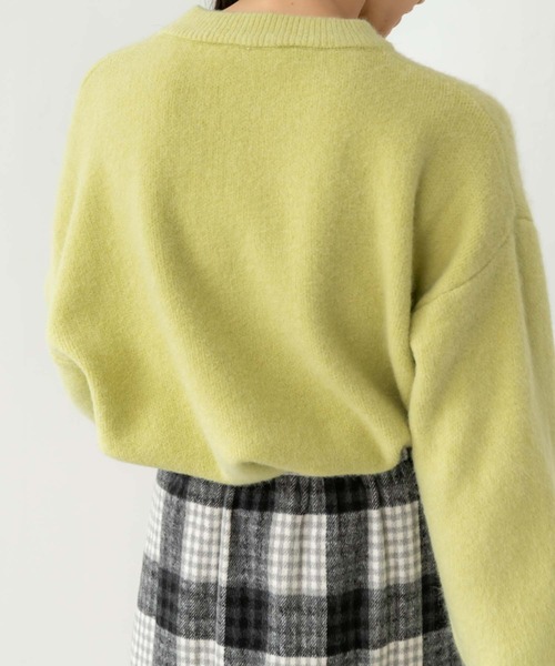 fifth（フィフス）の「【スタッフレコメンド】クルーネックニットプルオーバー（ニット/セーター・レディース・グリーン/ピンク/ライトベージュ・M）」の22枚目の写真