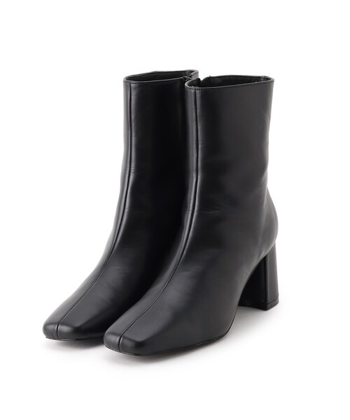 DRESSTERIOR(ドレステリア)の「◆【CLASSY.12月号掲載】スクエアショートブーツ(ブーツ・レディース・ブラック/ライトベージュ/ボルドー・55/65/75)」の2枚目の写真