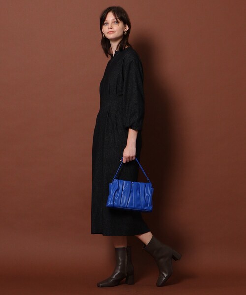 DRESSTERIOR(ドレステリア)の「◆【CLASSY.12月号掲載】スクエアショートブーツ(ブーツ・レディース・ブラック/ライトベージュ/ボルドー・55/65/75)」の5枚目の写真