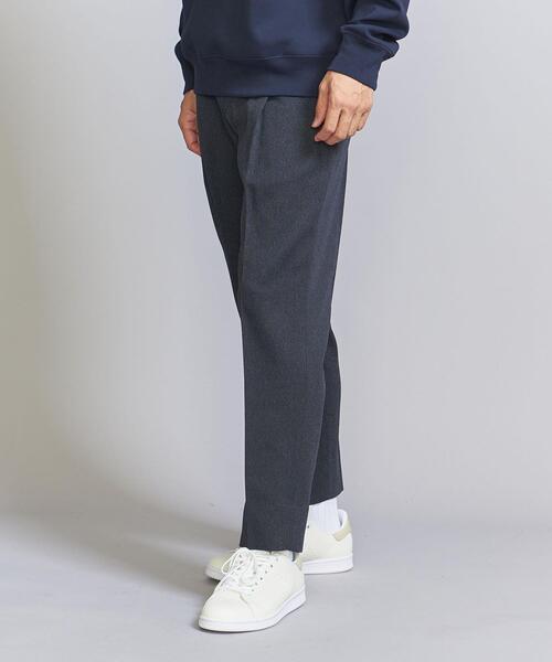 BEAUTY&YOUTH UNITED ARROWS（ビューティーアンドユースユナイテッドアローズ）の「スタンドツイル 1プリーツ アンクルパンツ（その他パンツ・メンズ・ブラック/ダークブラウン/ロイヤルブルー・L/XL/M/S）」の12枚目の写真