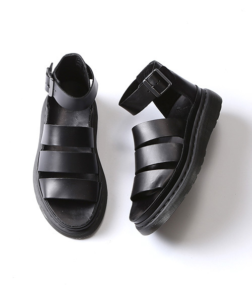 Dr. Martens（ドクターマーチン）の「Dr.Martens / チャンキー 3ストラップ サンダル（サンダル・レディース・ホワイト/ブラック・5/4/3/6）」の2枚目の写真