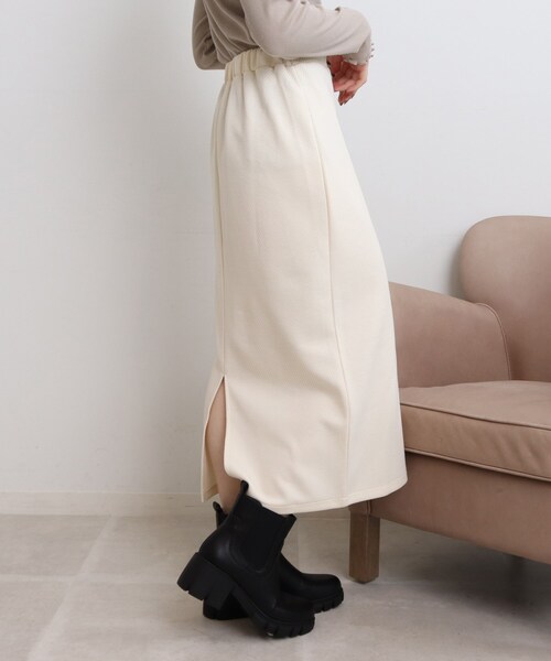 Cutie Blonde（キューティーブロンド）の「◆キルティングナロースカート（スカート・レディース・ブラック/黄緑系/アイボリー・00）」の19枚目の写真