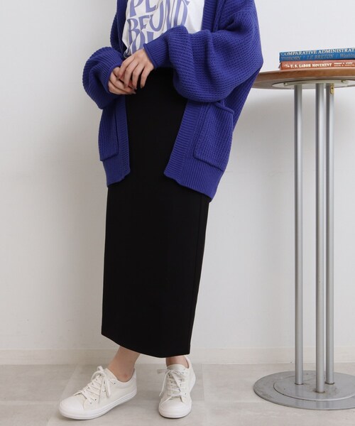 Cutie Blonde（キューティーブロンド）の「◆キルティングナロースカート（スカート・レディース・ブラック/黄緑系/アイボリー・00）」の13枚目の写真