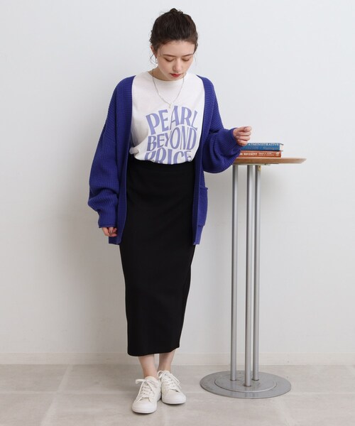 Cutie Blonde（キューティーブロンド）の「◆キルティングナロースカート（スカート・レディース・ブラック/黄緑系/アイボリー・00）」の20枚目の写真