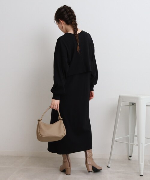 Cutie Blonde（キューティーブロンド）の「◆キルティングナロースカート（スカート・レディース・ブラック/黄緑系/アイボリー・00）」の11枚目の写真