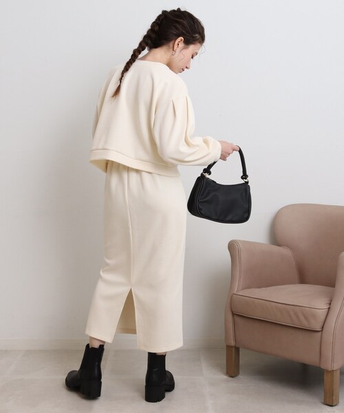 Cutie Blonde（キューティーブロンド）の「◆キルティングナロースカート（スカート・レディース・ブラック/黄緑系/アイボリー・00）」の15枚目の写真