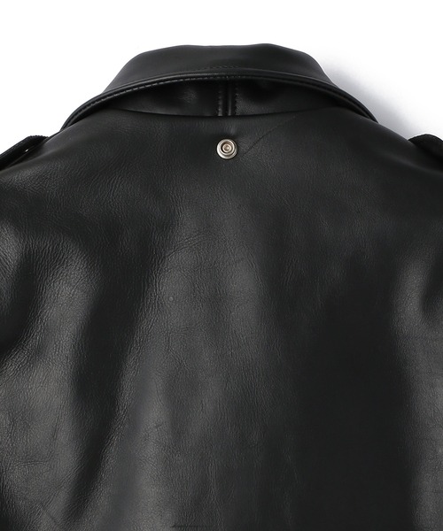 schott(ショット)の「Schott(ショット) 613UST ONESTAR TALL/ワンスター トール ライダース レザージャケット(ライダースジャケット・メンズ・ブラック・36/38/42)」の6枚目の写真