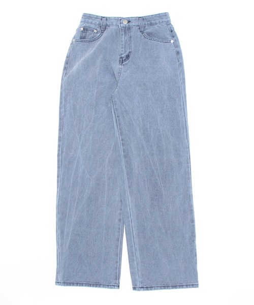 Reurie'(レウリィ)の「ダスティーカラーストレートデニム/dusty color straight denim(デニムパンツ・レディース・カーキ/ライトブルー・M/S)」の16枚目の写真