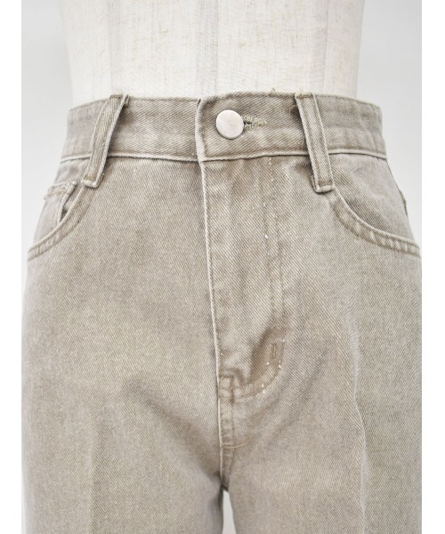 Reurie'(レウリィ)の「ダスティーカラーストレートデニム/dusty color straight denim(デニムパンツ・レディース・カーキ/ライトブルー・M/S)」の19枚目の写真