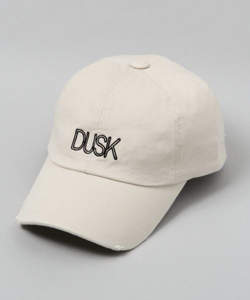 JEANASIS(ジーナシス)の「ダメージロゴCAP(キャップ・レディース・ブラック/アイボリー/ブラウン・FREE)」の2枚目の写真