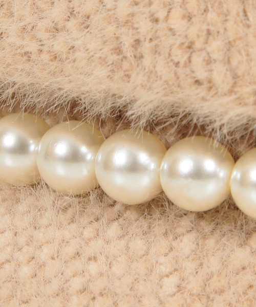 Julia Boutique（ジュリアブティック）の「パール付きシャギータッチキャスケット/22649（キャスケット・レディース・ホワイト/ブラック/ベージュ・ONE）」の17枚目の写真