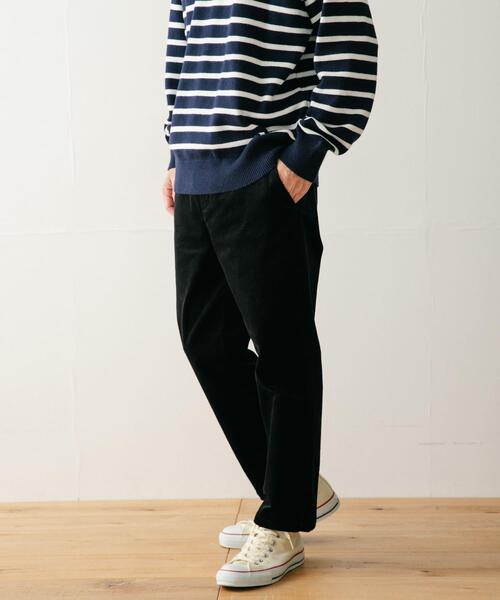 ITEMS URBANRESEARCH（アイテムズ アーバンリサーチ）の「ストレッチコーデュロイ テーパードパンツ（その他パンツ・メンズ・グリーン/ブラウン/ブラック/ベージュ・MEDIUM/LARGE）」の5枚目の写真