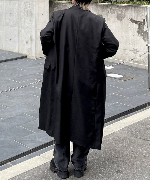 【Chikashitsu +】ロングコート　ユニセックス 楽天市場】正規品 【 Chikashitsu + gentleman coat (2color