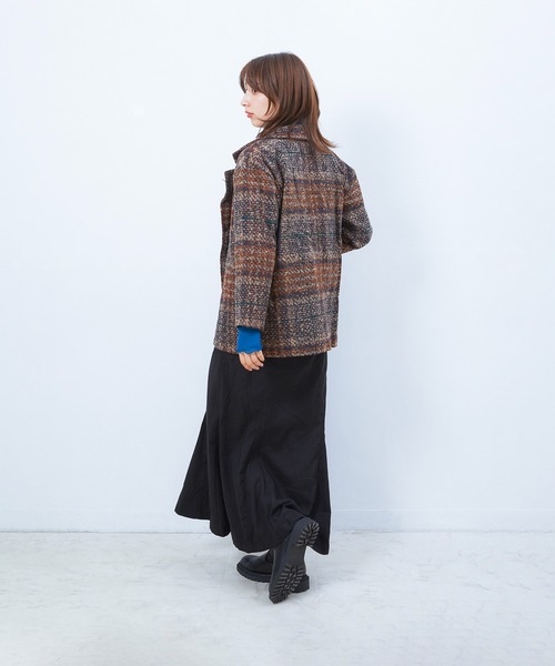 セール】Y2Kファッション起毛ダブルジャケットコート（その他