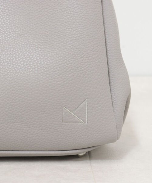 maison vert(メゾンヴェール)の「【maison vert/メゾンヴェール】ワンハンドルフェイクレザーバッグ(トートバッグ・レディース・ブラック/グレー・FREE)」の12枚目の写真
