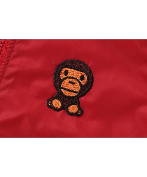 A BATHING APE マイロ　赤カモ柄　ジャケット A BATHING APE（アベイシングエイプ）の「ABC CAMO BABY MILO