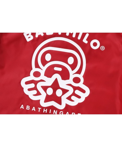 A BATHING APE マイロ　赤カモ柄　ジャケット A BATHING APE（アベイシングエイプ）の「ABC CAMO BABY MILO