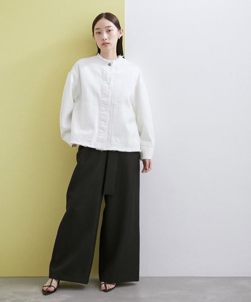 【サステナブル・WEB限定】カットオフデニムジャケット