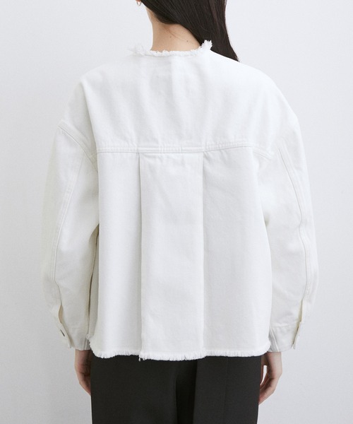 【サステナブル・WEB限定】カットオフデニムジャケット