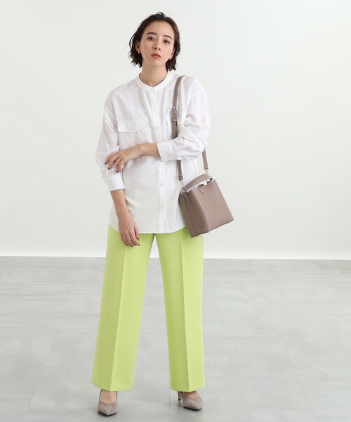 INDIVI（インディヴィ）の「◆2WAYスモールアクセントバッグ（ショルダーバッグ・レディース・レモンイエロー/ライトブルー/ベージュ・00）」の13枚目の写真