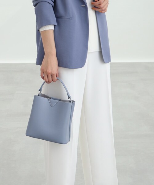 INDIVI（インディヴィ）の「◆2WAYスモールアクセントバッグ（ショルダーバッグ・レディース・レモンイエロー/ライトブルー/ベージュ・00）」の14枚目の写真