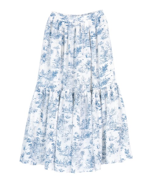 titivate（ティティベイト）の「トワルドジュイプリントスカート（スカート・レディース・ブルー/ブラック・S/M）」の19枚目の写真