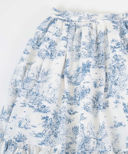 titivate（ティティベイト）の「トワルドジュイプリントスカート（スカート・レディース・ブルー/ブラック・S/M）」の11枚目の写真