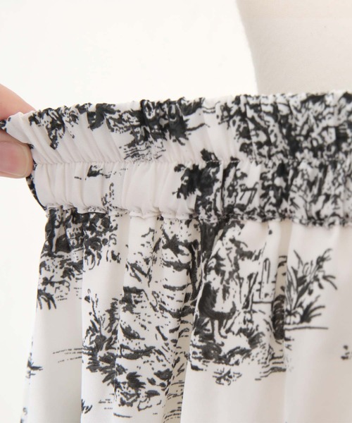 titivate（ティティベイト）の「トワルドジュイプリントスカート（スカート・レディース・ブルー/ブラック・S/M）」の13枚目の写真