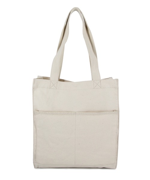 GYDA（ジェイダ）の「GYDA (ジェイダ) トートバッグ CANVAS GY-B081（トートバッグ・レディース・アイボリー/ブラック・FREE）」の6枚目の写真