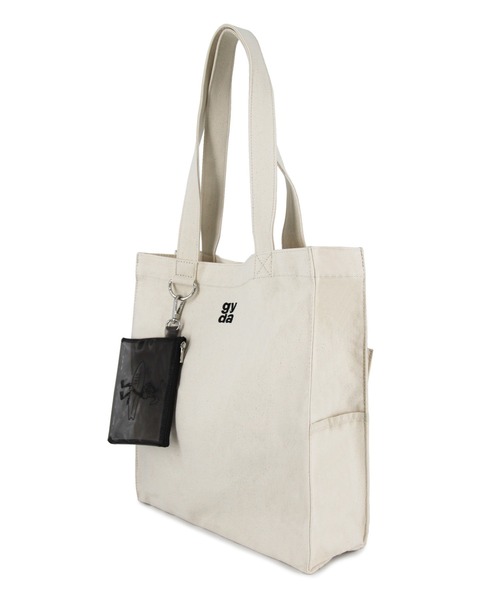 GYDA（ジェイダ）の「GYDA (ジェイダ) トートバッグ CANVAS GY-B081（トートバッグ・レディース・アイボリー/ブラック・FREE）」の7枚目の写真