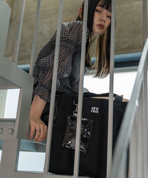 GYDA（ジェイダ）の「GYDA (ジェイダ) トートバッグ CANVAS GY-B081（トートバッグ・レディース・アイボリー/ブラック・FREE）」の17枚目の写真