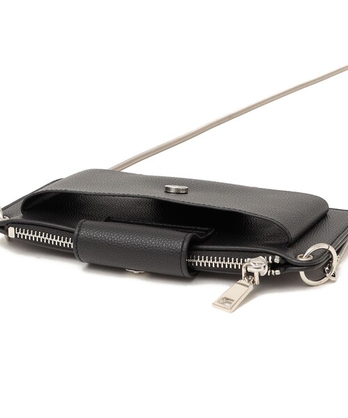 ROVERETO（ロベレート）の「ROVERETO: マルチ モバイル ポシェット（ショルダーバッグ・レディース・ブラック/ナチュラル/グリーン・ONE SIZE）」の8枚目の写真