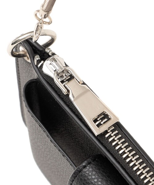 ROVERETO（ロベレート）の「ROVERETO: マルチ モバイル ポシェット（ショルダーバッグ・レディース・ブラック/ナチュラル/グリーン・ONE SIZE）」の10枚目の写真