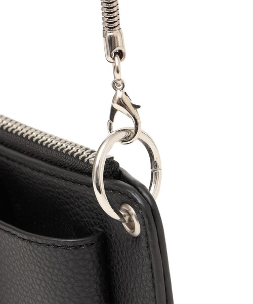 ROVERETO（ロベレート）の「ROVERETO: マルチ モバイル ポシェット（ショルダーバッグ・レディース・ブラック/ナチュラル/グリーン・ONE SIZE）」の11枚目の写真