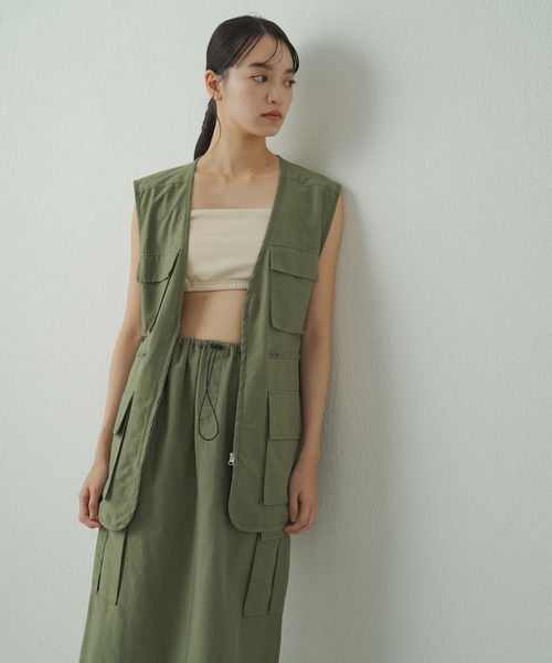 earthy(アーシー)の「【earthy_】バンドゥブラ(チューブトップ・レディース・ブラック/オフホワイト・SMALL/MEDIUM)」の12枚目の写真