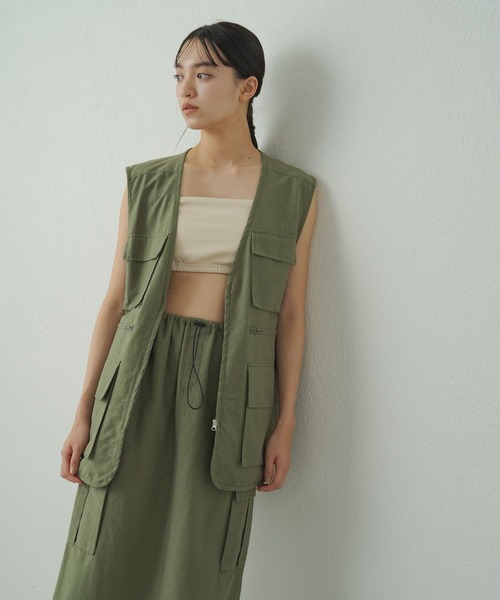 earthy(アーシー)の「【earthy_】バンドゥブラ(チューブトップ・レディース・ブラック/オフホワイト・SMALL/MEDIUM)」の13枚目の写真